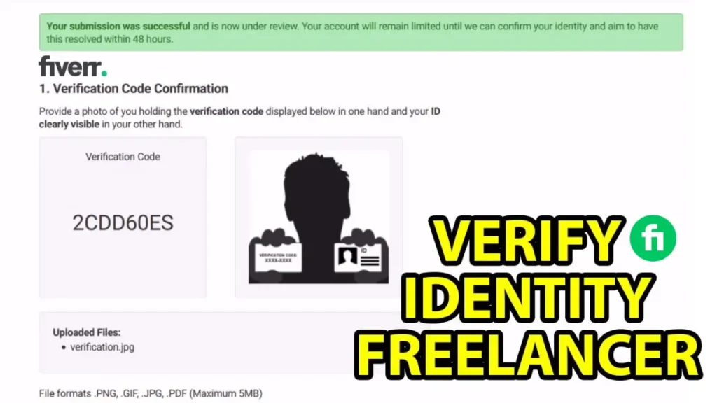 Verifying your identity as a new freelancer