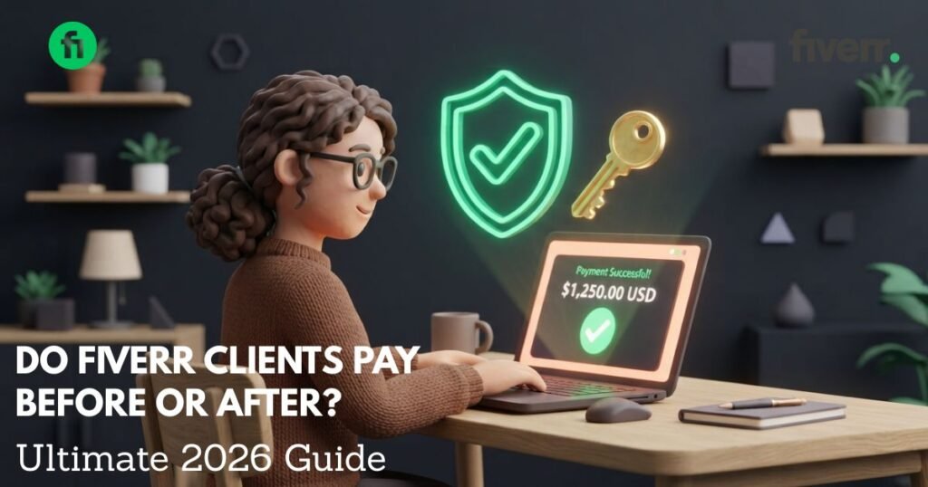 do fiverr clients pay before or after